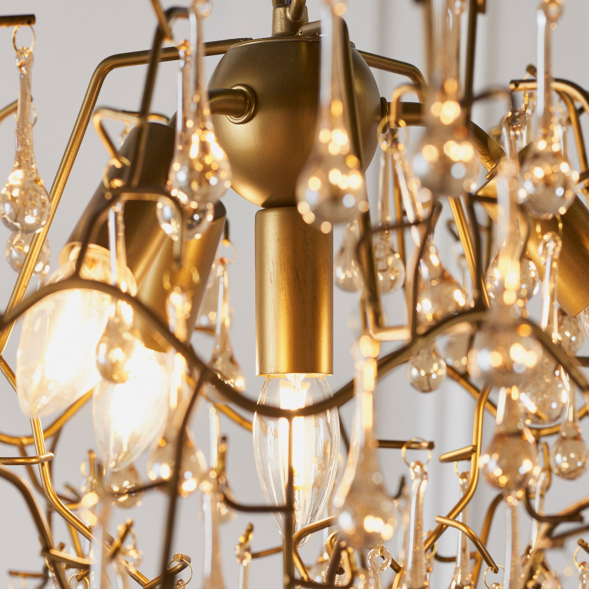Amos Chatsworth Chandelier Aged Gold & Champagne – from Amos Lighting + Home