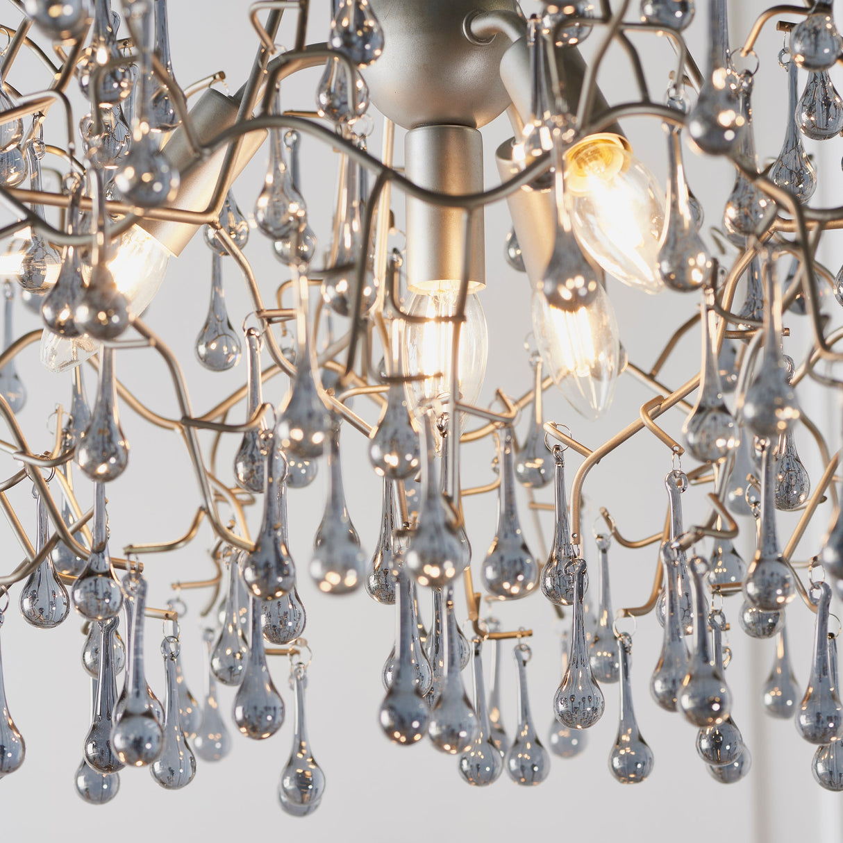 Amos Chatsworth Chandelier Aged Silver – from Amos Lighting + Home