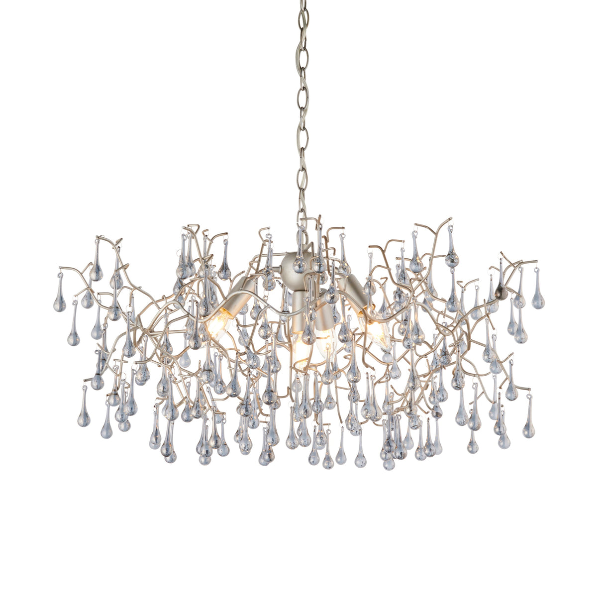 Amos Chatsworth Chandelier Aged Silver – from Amos Lighting + Home