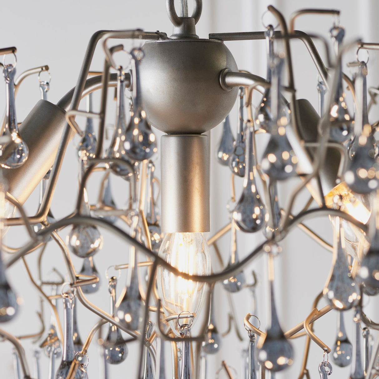 Amos Chatsworth Chandelier Aged Silver – from Amos Lighting + Home