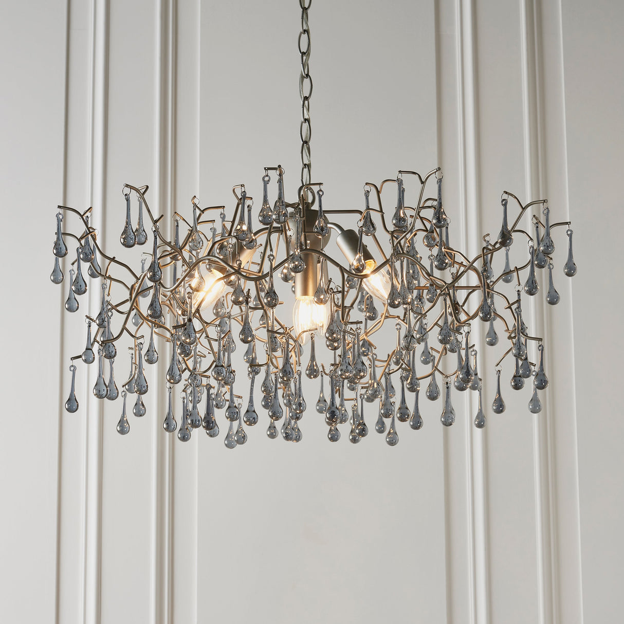 Amos Chatsworth Chandelier Aged Silver – from Amos Lighting + Home