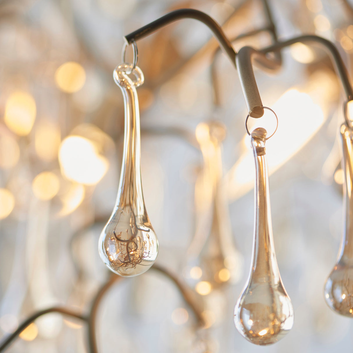 Amos Chatswoth Chandelier Pendant Bar Aged Gold – from Amos Lighting + Home