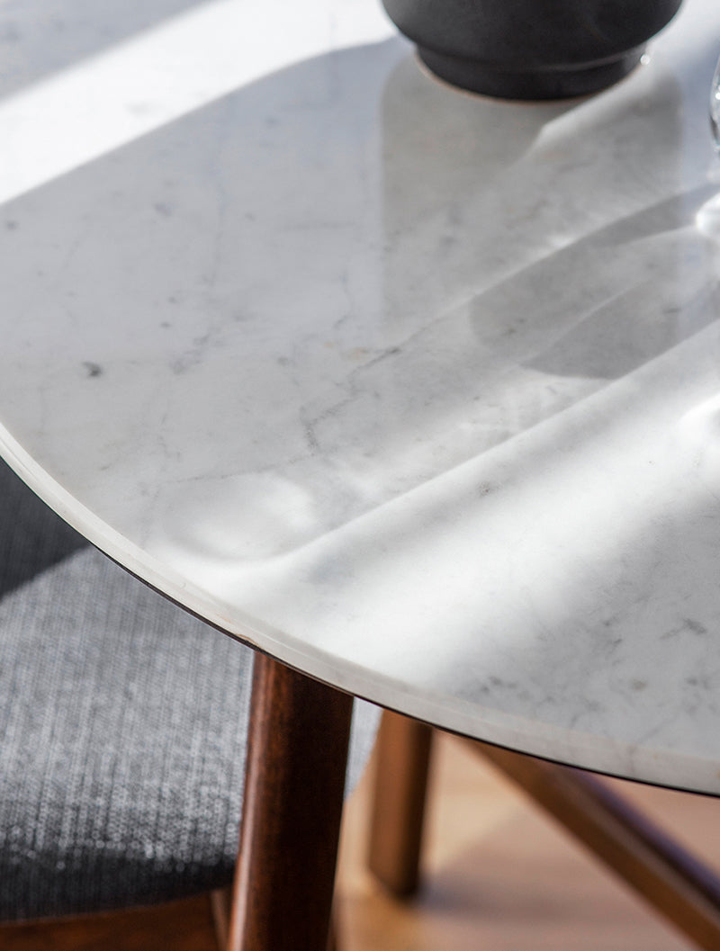 Amos Clovelly Marble Top Side Table – from Amos Lighting + Home