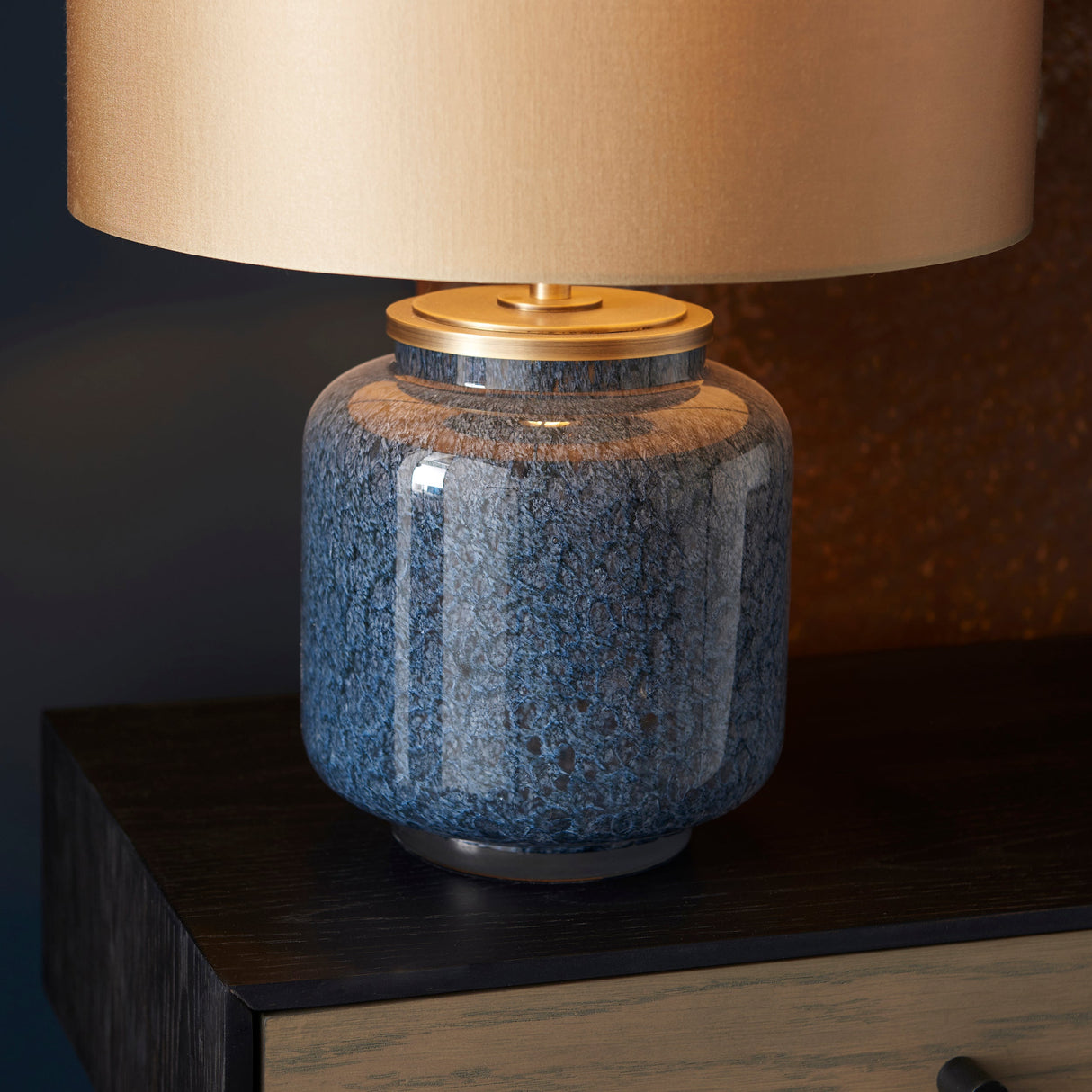 Amos Cobalt Table Lamp with Shade – from Amos Lighting + Home