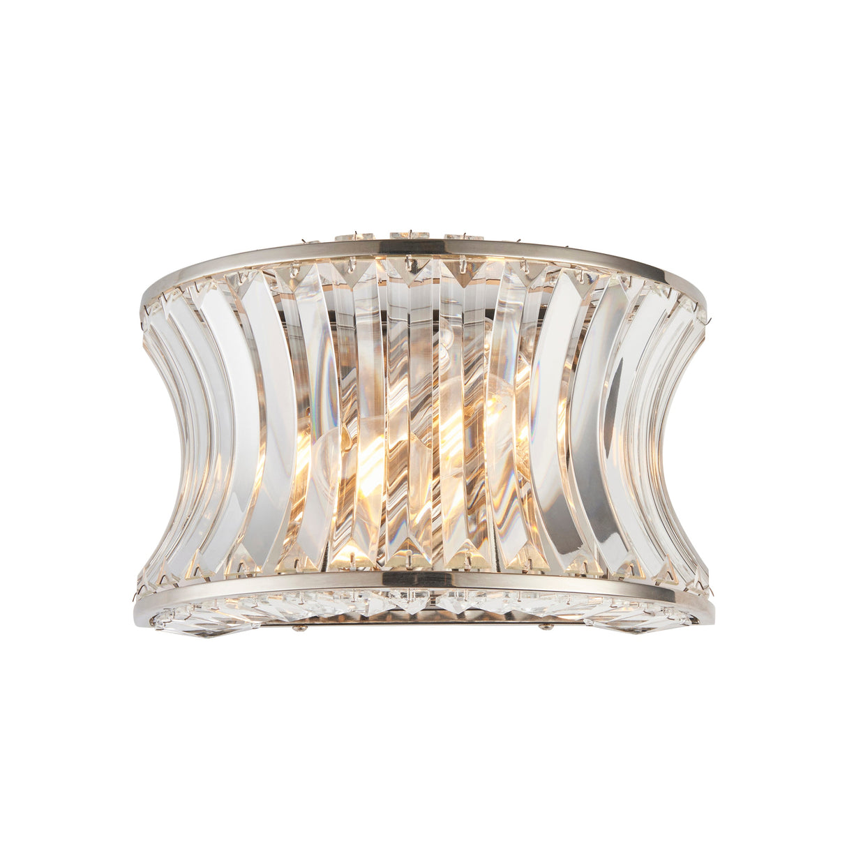 Amos Concave Crystal Wall Light – from Amos Lighting + Home