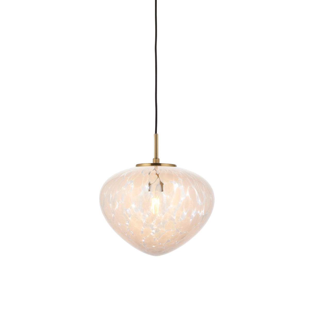 Amos Confetti Single Pendant Satin Brass – from Amos Lighting + Home