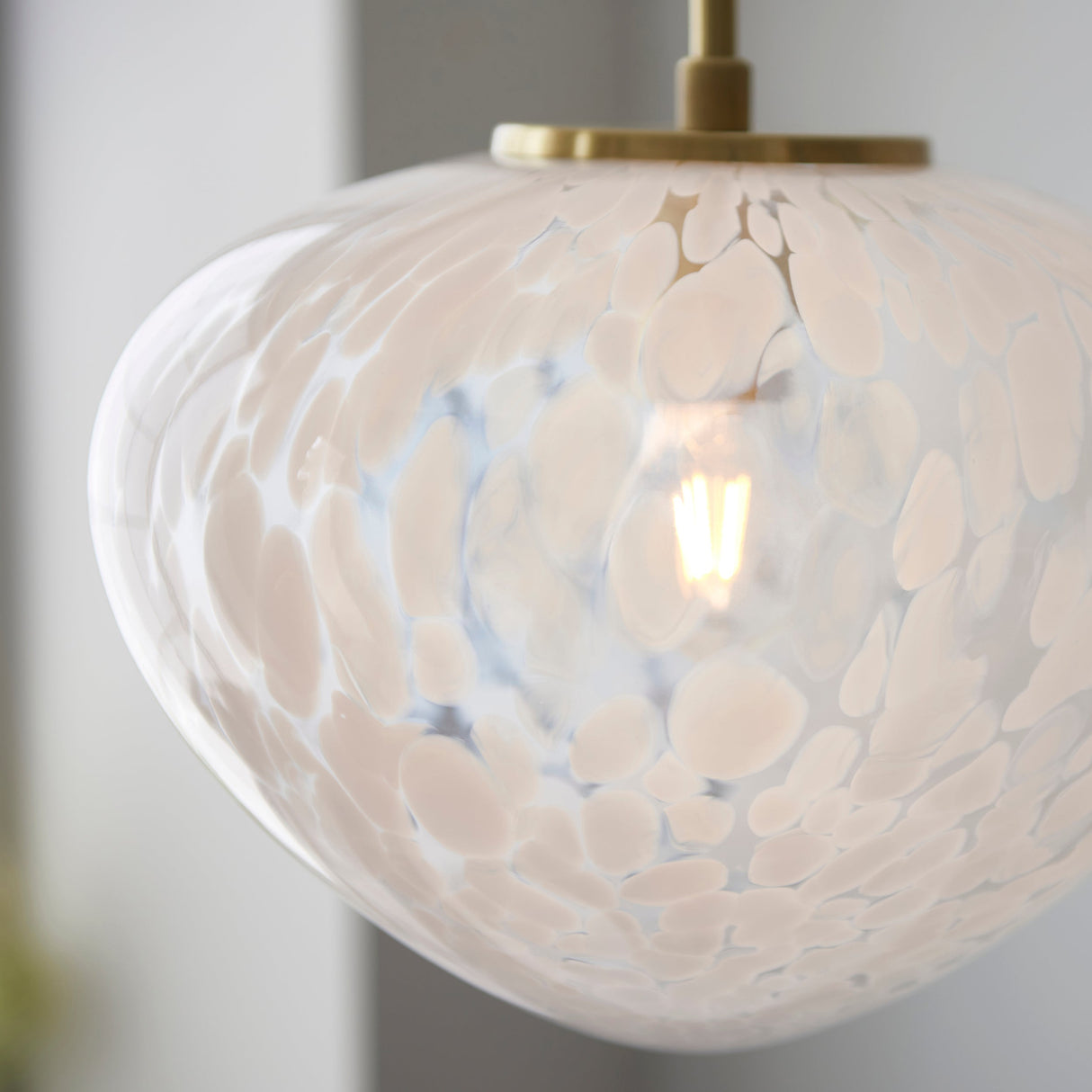 Amos Confetti Single Pendant Satin Brass – from Amos Lighting + Home