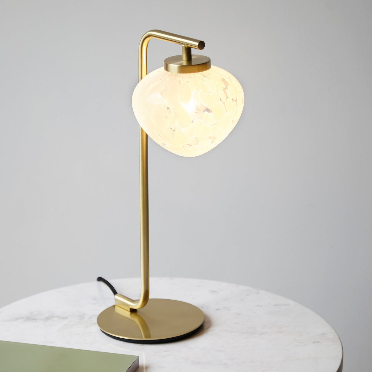 Amos Confetti Table Lamp Satin Brass – from Amos Lighting + Home