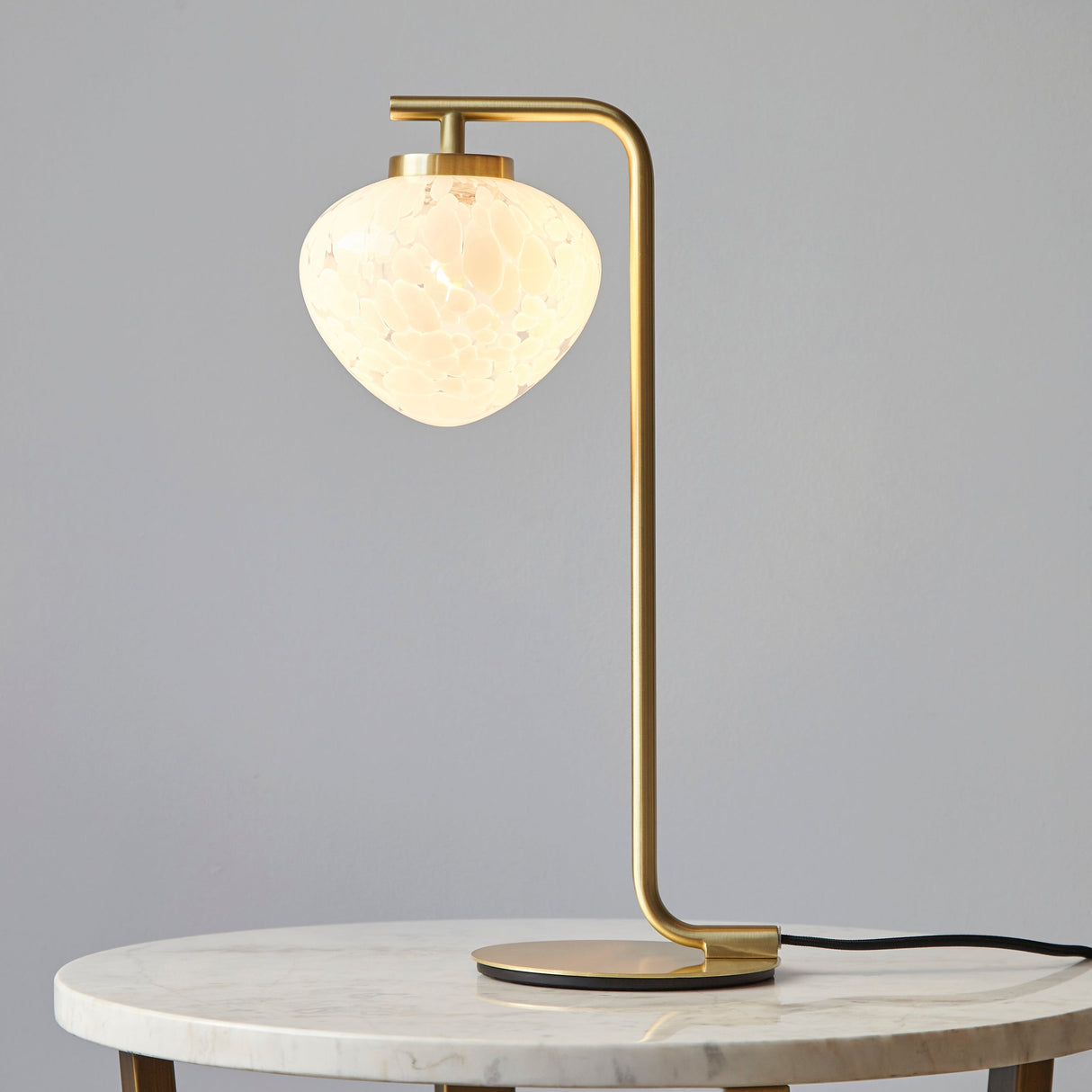 Amos Confetti Table Lamp Satin Brass – from Amos Lighting + Home