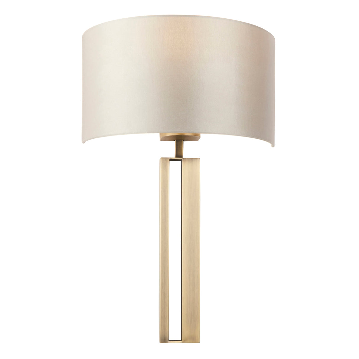 Amos Cotehele Wall Light Antique Brass & Mink – from Amos Lighting + Home