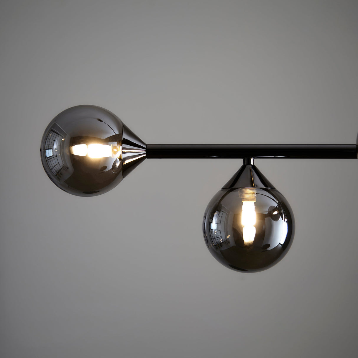Amos Crib Pendant Bar Black Chrome – from Amos Lighting + Home