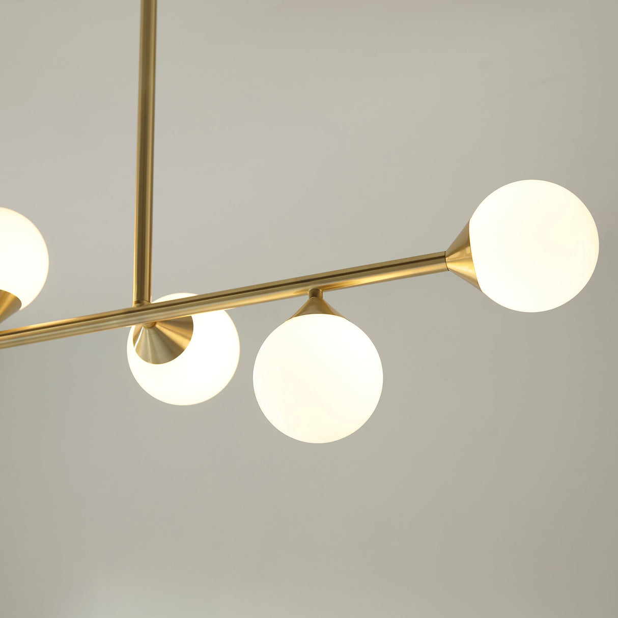 Amos Crib Pendant Bar Brushed Brass – from Amos Lighting + Home