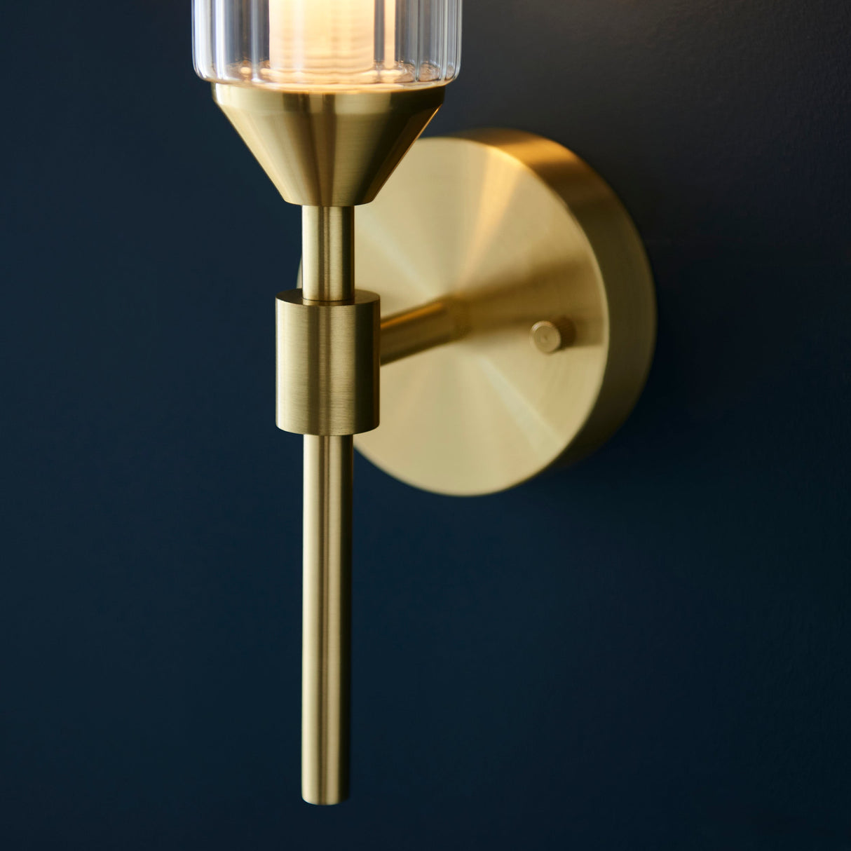 Amos Duchy Wall Light Satin Brass – from Amos Lighting + Home