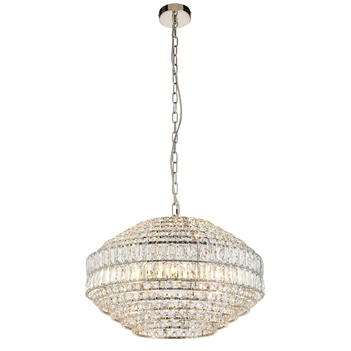 Amos Georgina 5 Light Crystal Chandelier – from Amos Lighting + Home