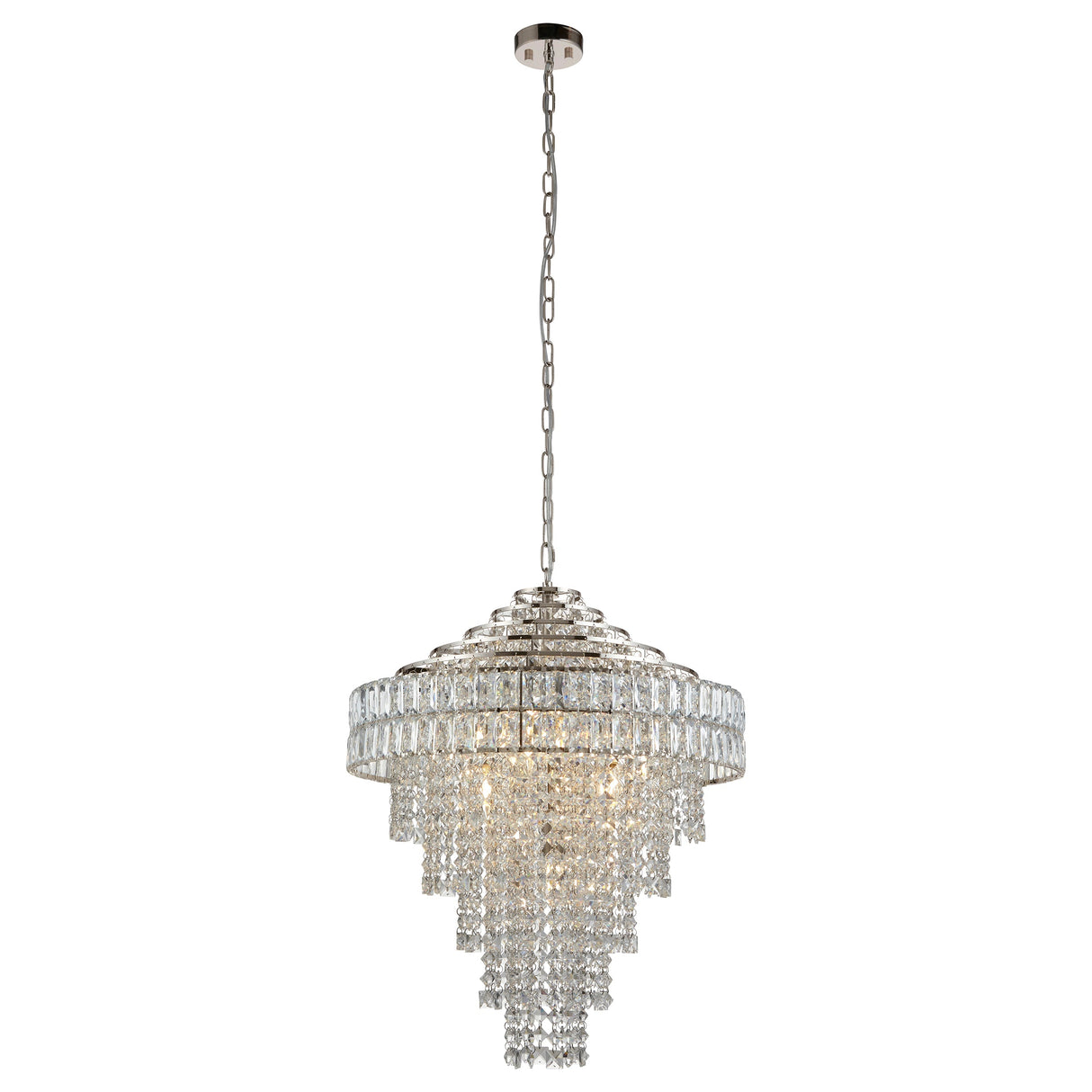 Amos Georgina 7 Light Crystal Chandelier – from Amos Lighting + Home
