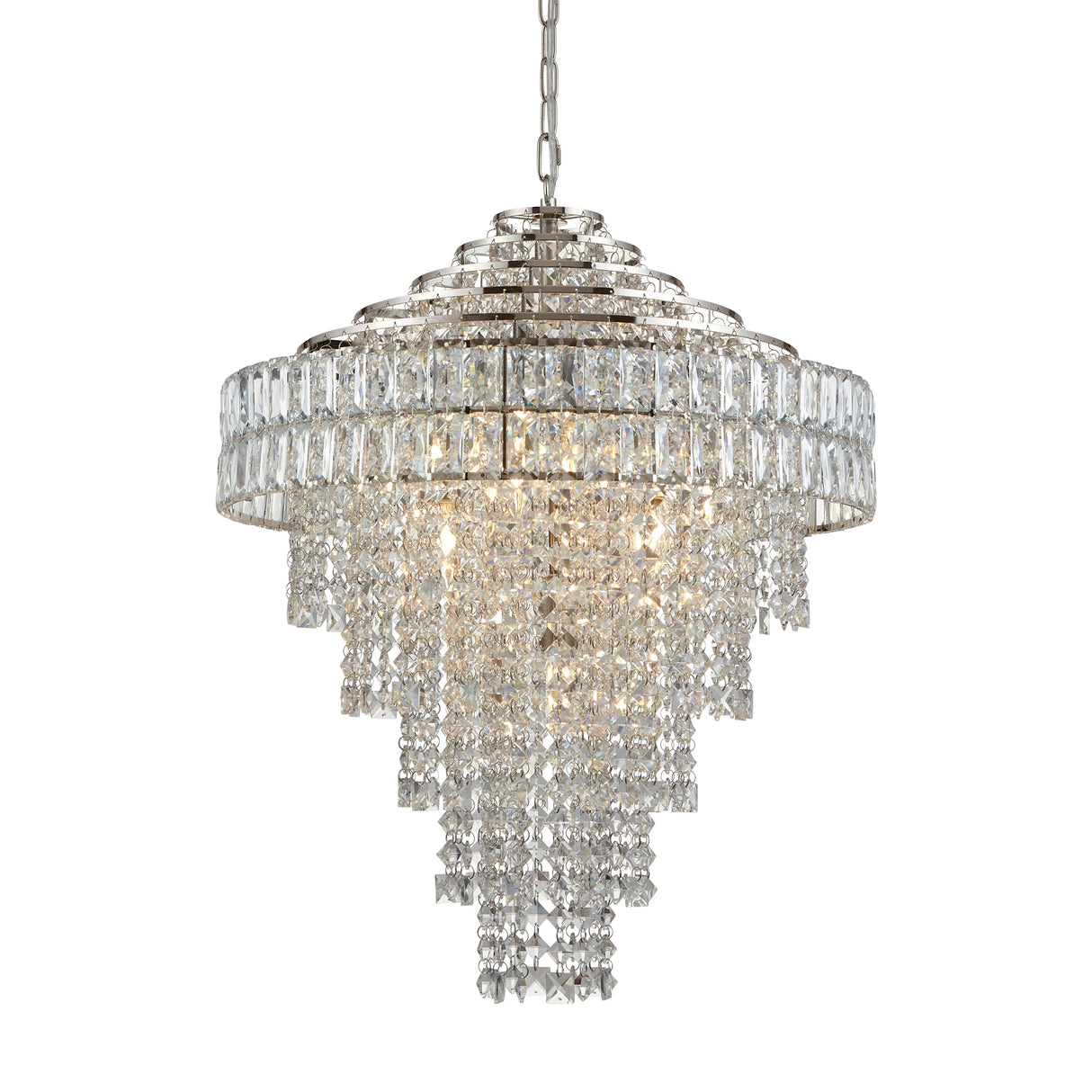 Amos Georgina 7 Light Crystal Chandelier – from Amos Lighting + Home