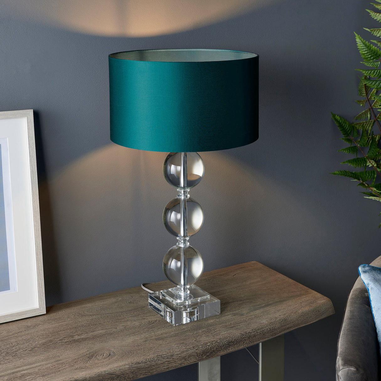 Amos Harewood Table Lamp Large – from Amos Lighting + Home