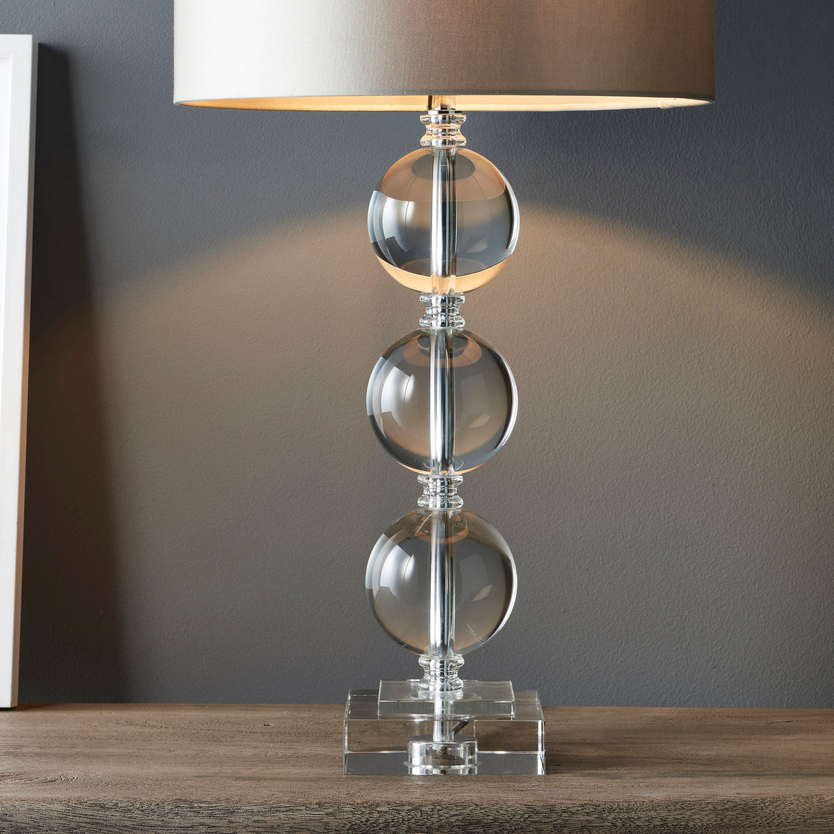 Amos Harewood Table Lamp Large – from Amos Lighting + Home