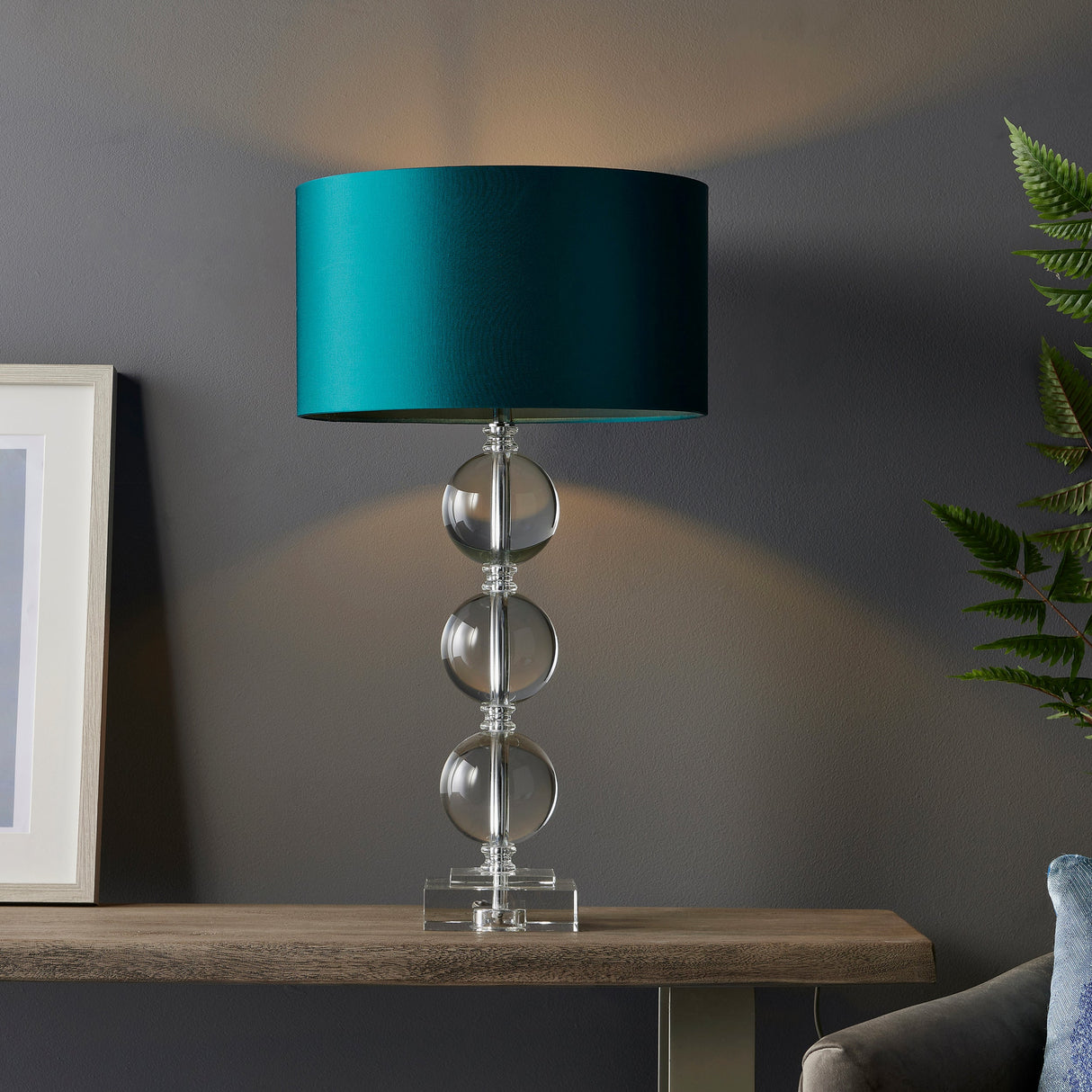 Amos Harewood Table Lamp Large – from Amos Lighting + Home