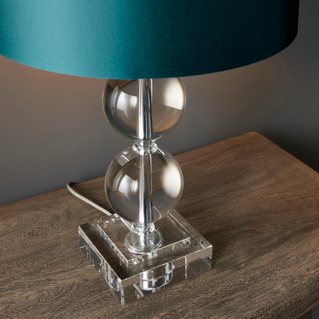 Amos Harewood Table Lamp Small – from Amos Lighting + Home