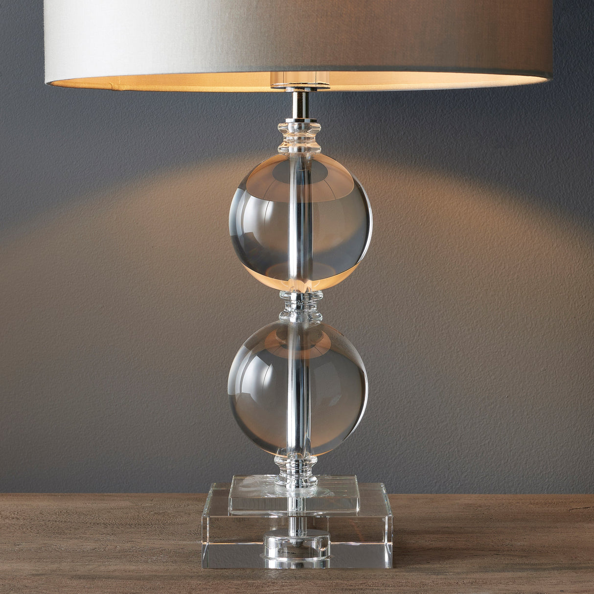 Amos Harewood Table Lamp Small – from Amos Lighting + Home