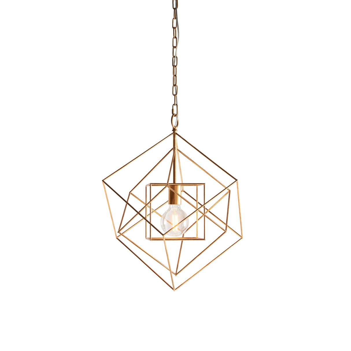 Amos Highbury Pendant Small Gold – from Amos Lighting + Home