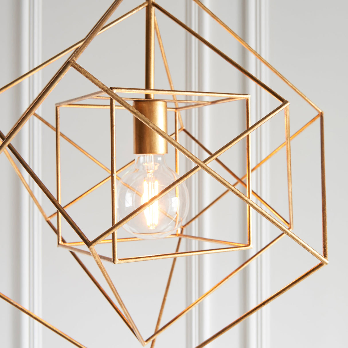 Amos Highbury Pendant Small Gold – from Amos Lighting + Home