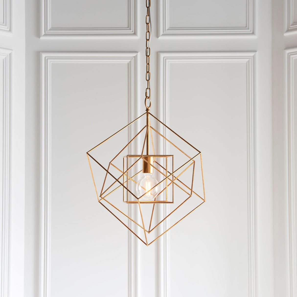 Amos Highbury Pendant Small Gold – from Amos Lighting + Home