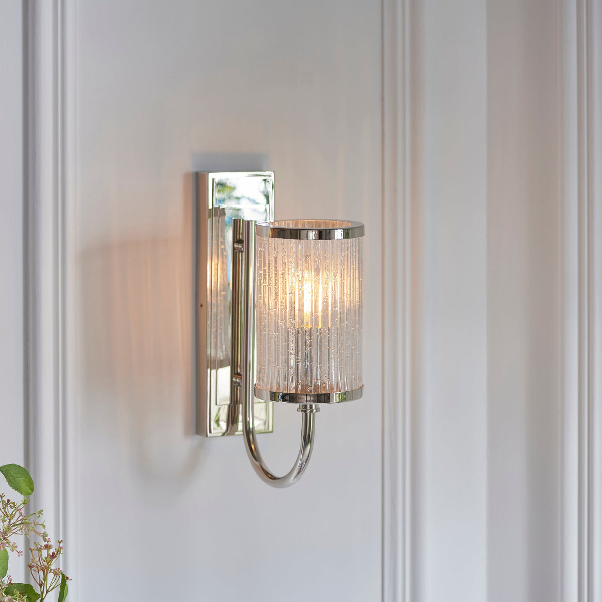 Amos Hove Wall Light Polished Nickel – from Amos Lighting + Home