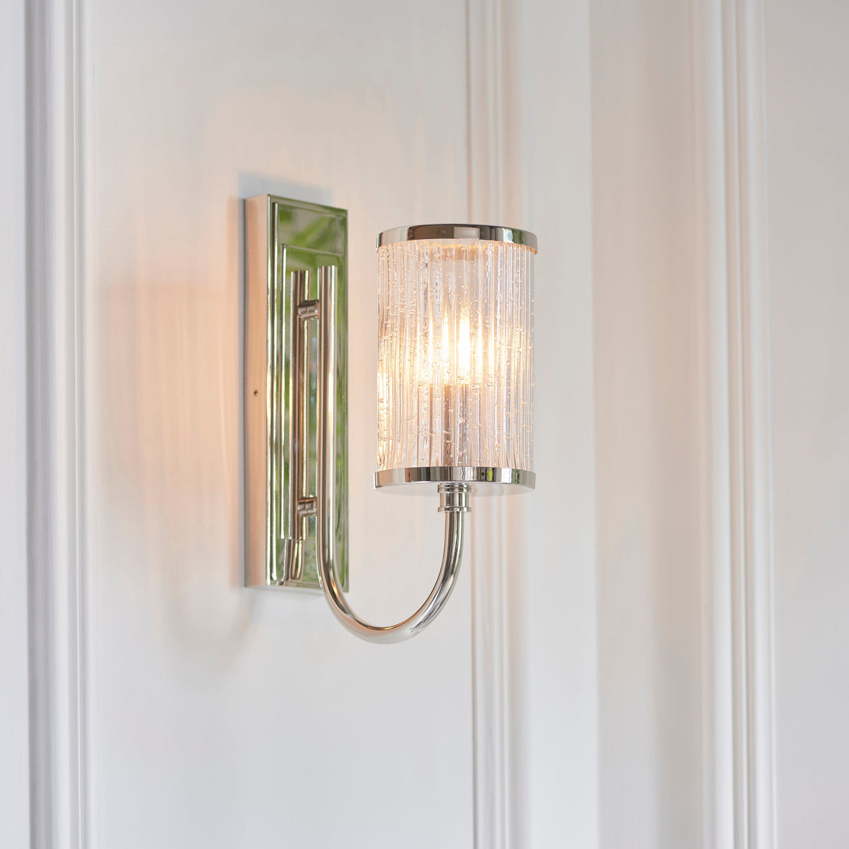 Amos Hove Wall Light Polished Nickel – from Amos Lighting + Home