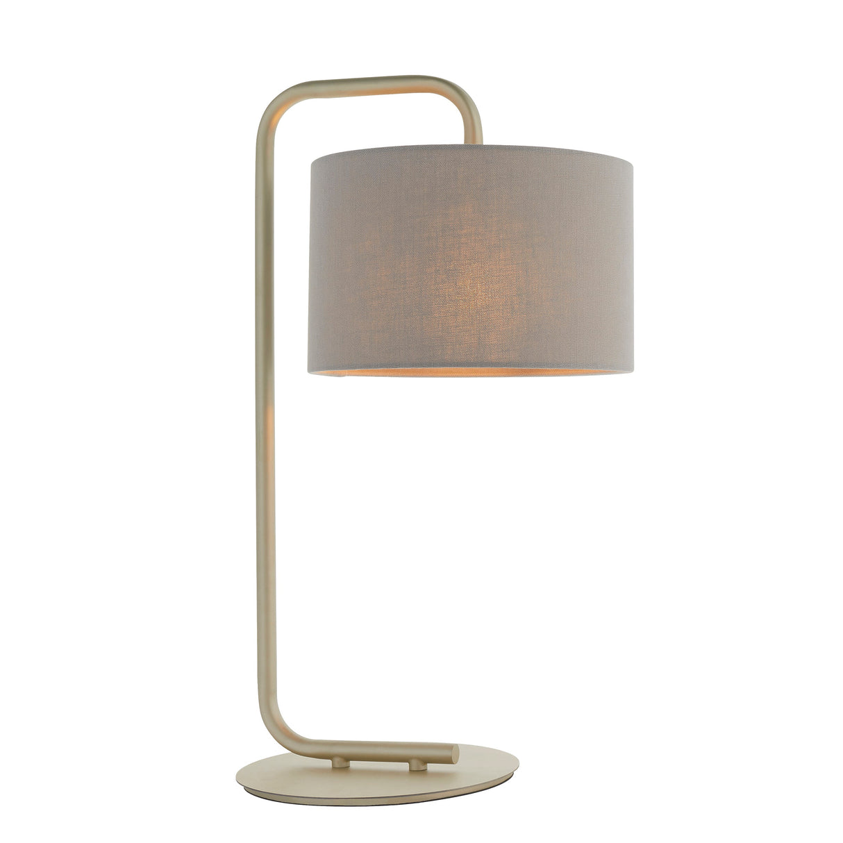 Amos Hybrid Table Lamp Satin Champagne – from Amos Lighting + Home