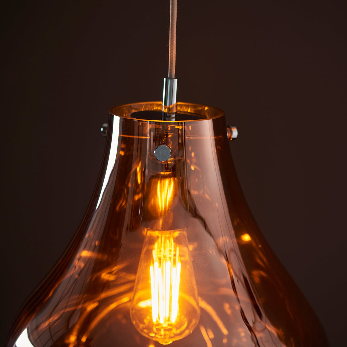 Amos Iris Pendant Copper Large – from Amos Lighting + Home
