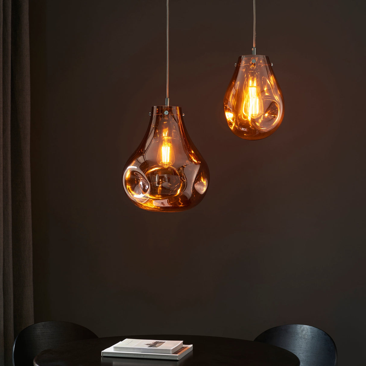 Amos Iris Pendant Copper Small – from Amos Lighting + Home