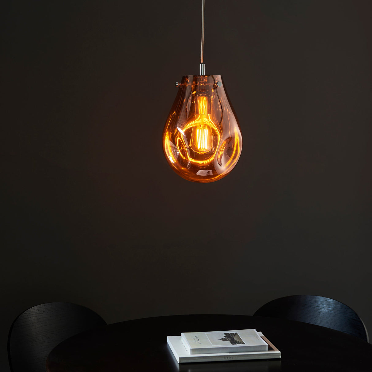 Amos Iris Pendant Copper Small – from Amos Lighting + Home