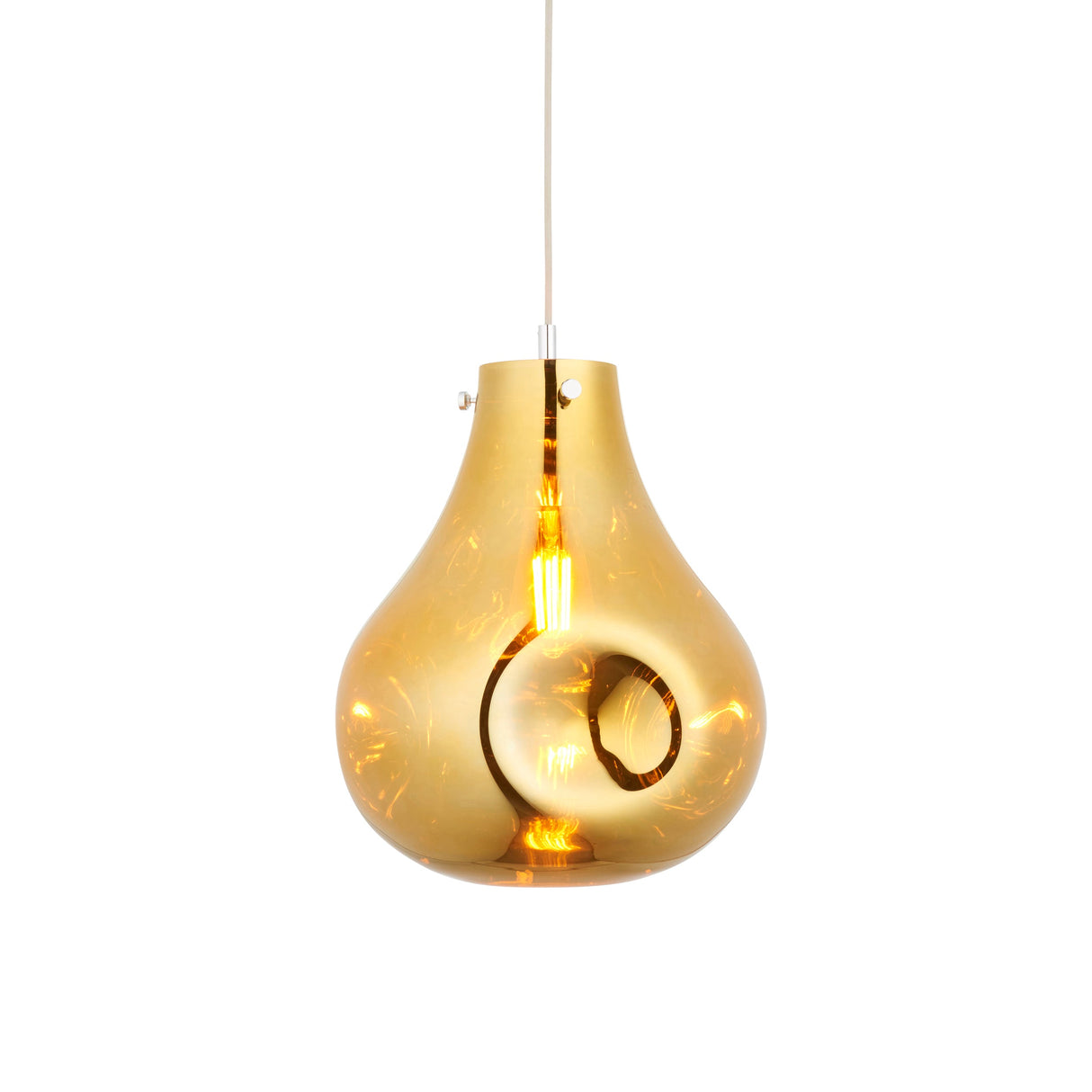 Amos Iris Pendant Gold Large – from Amos Lighting + Home