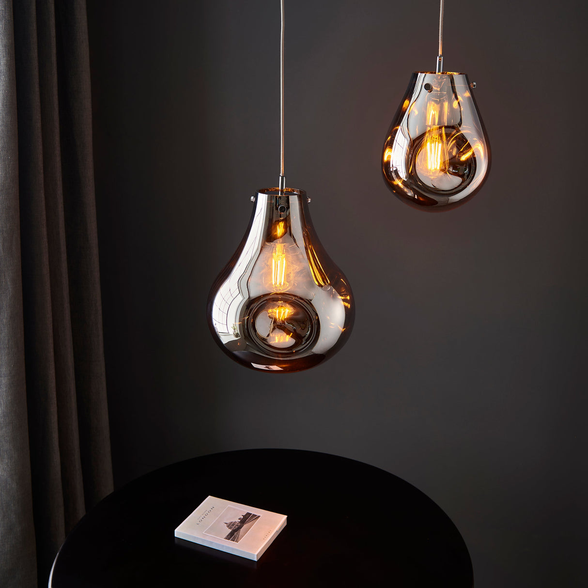 Amos Iris Pendant Mercury Large – from Amos Lighting + Home