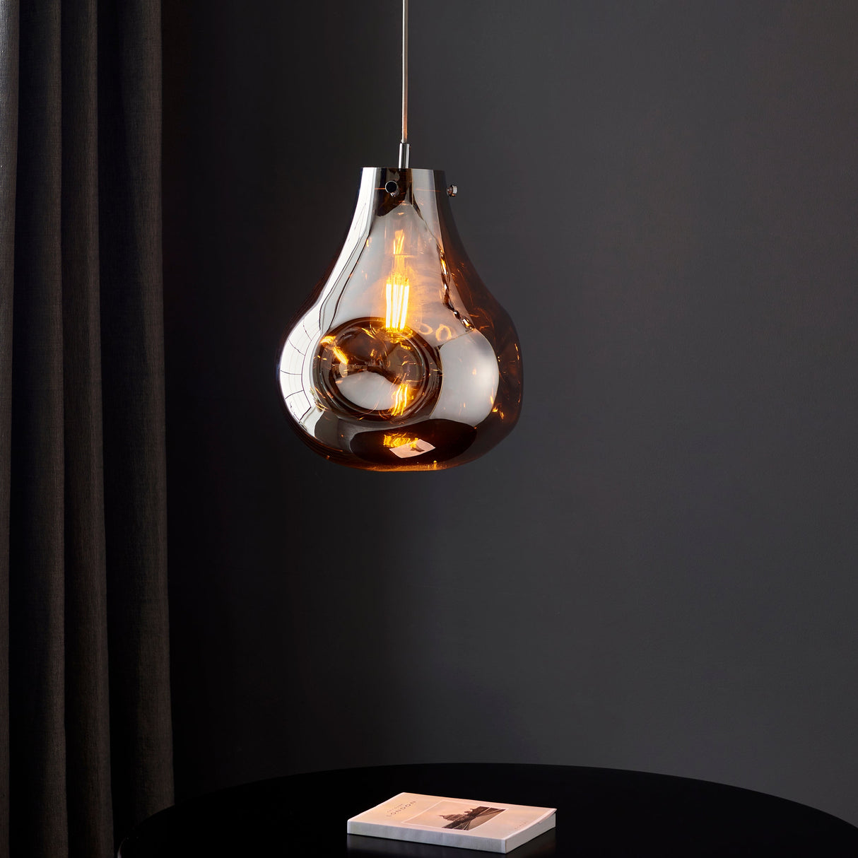 Amos Iris Pendant Mercury Large – from Amos Lighting + Home