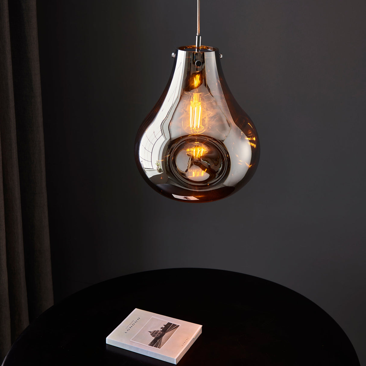 Amos Iris Pendant Mercury Large – from Amos Lighting + Home