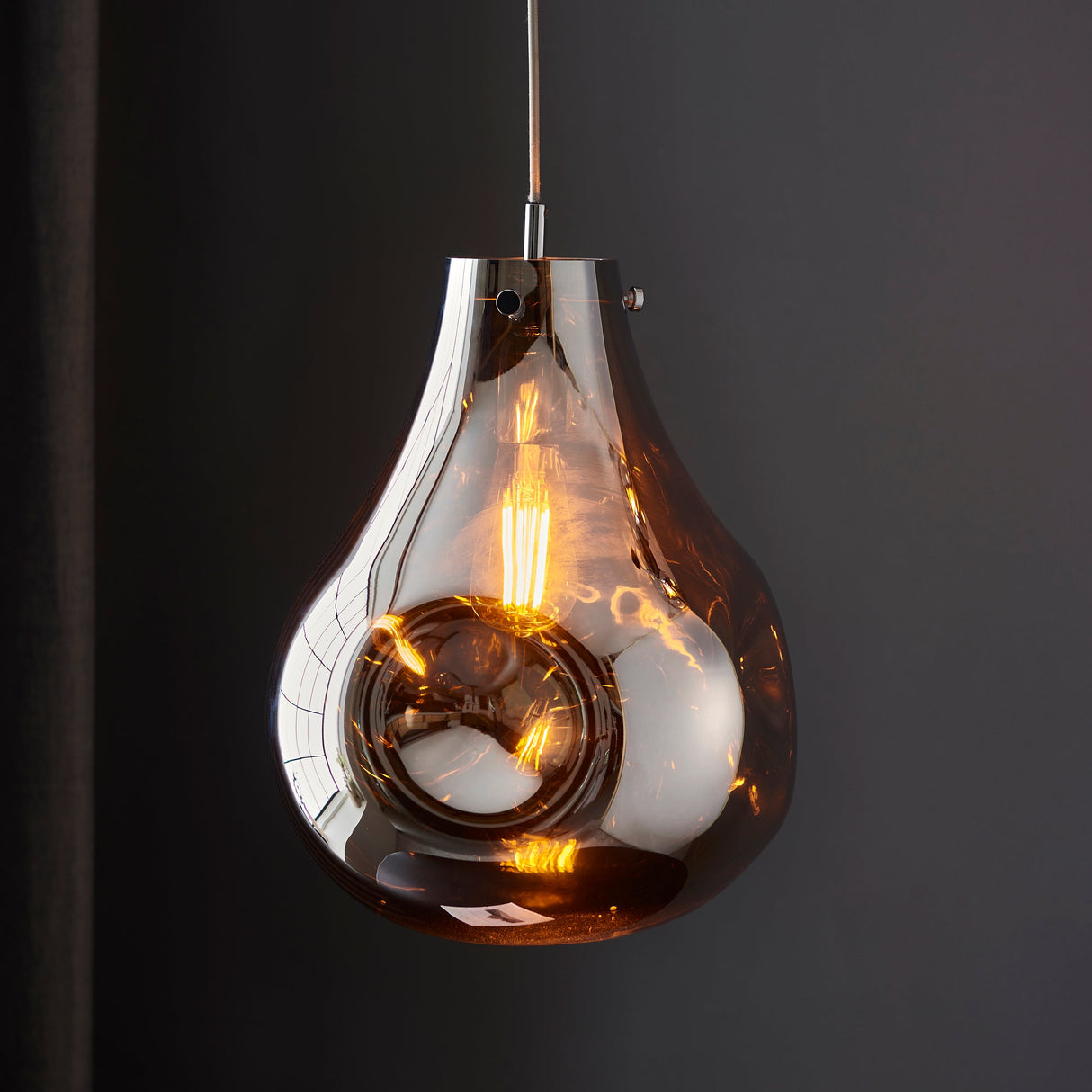 Amos Iris Pendant Mercury Large – from Amos Lighting + Home