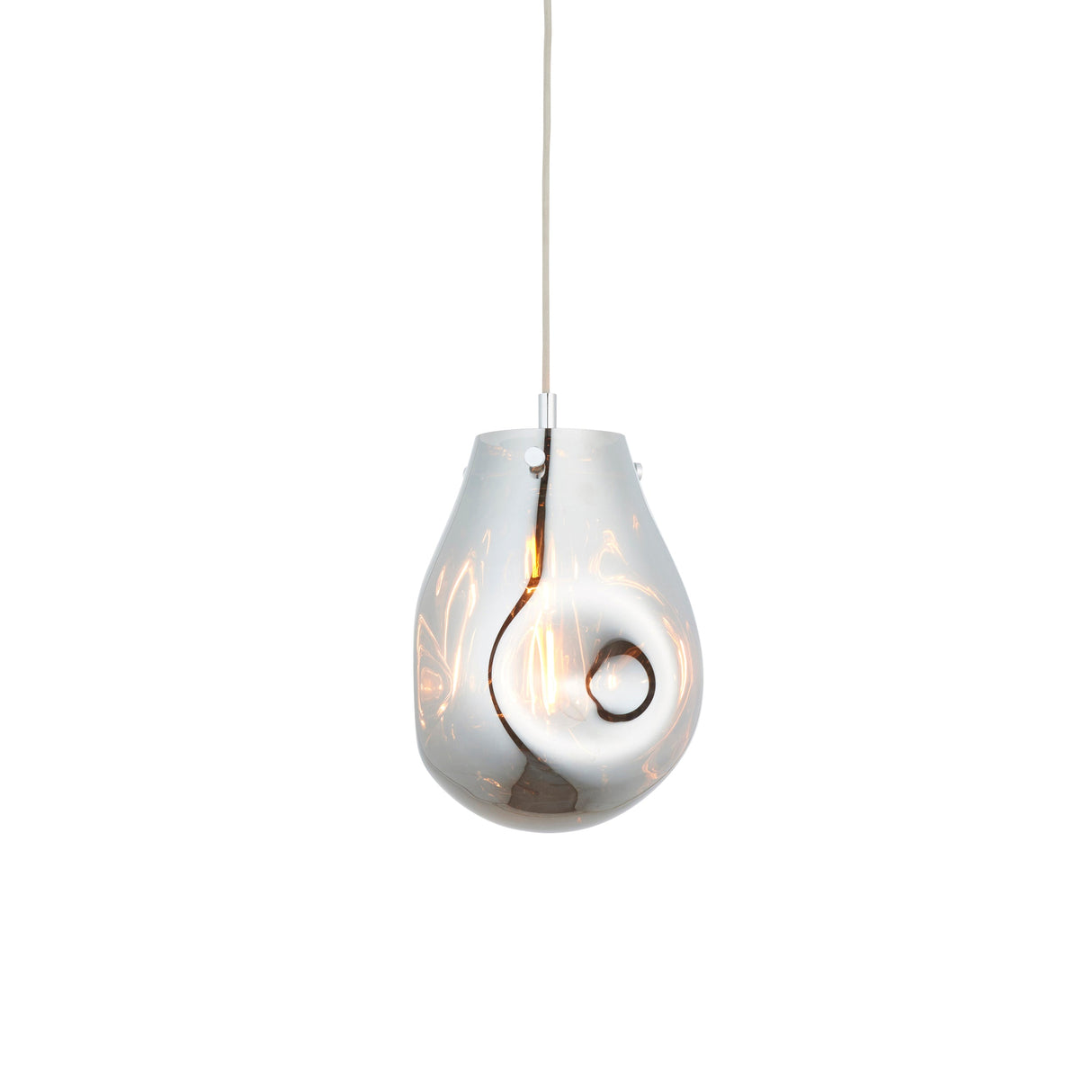 Amos Iris Pendant Mercury Small – from Amos Lighting + Home