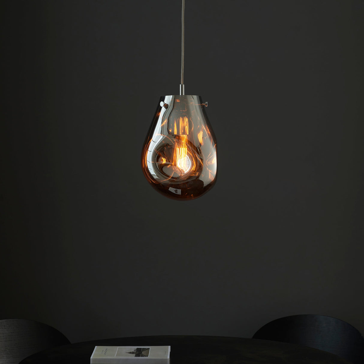 Amos Iris Pendant Mercury Small – from Amos Lighting + Home