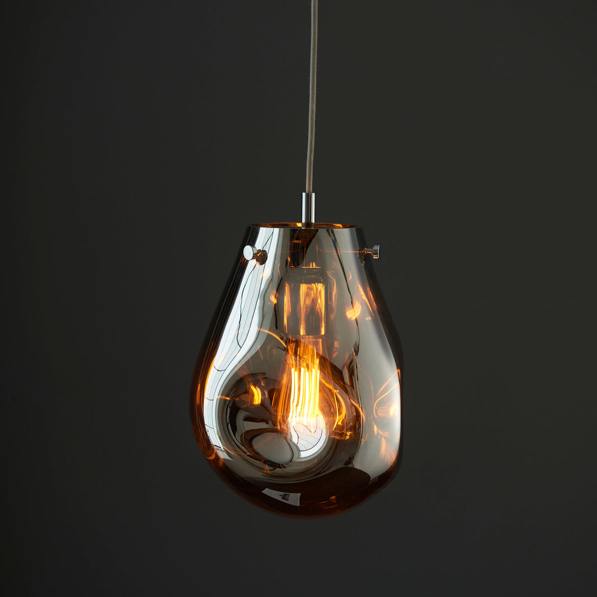 Amos Iris Pendant Mercury Small – from Amos Lighting + Home