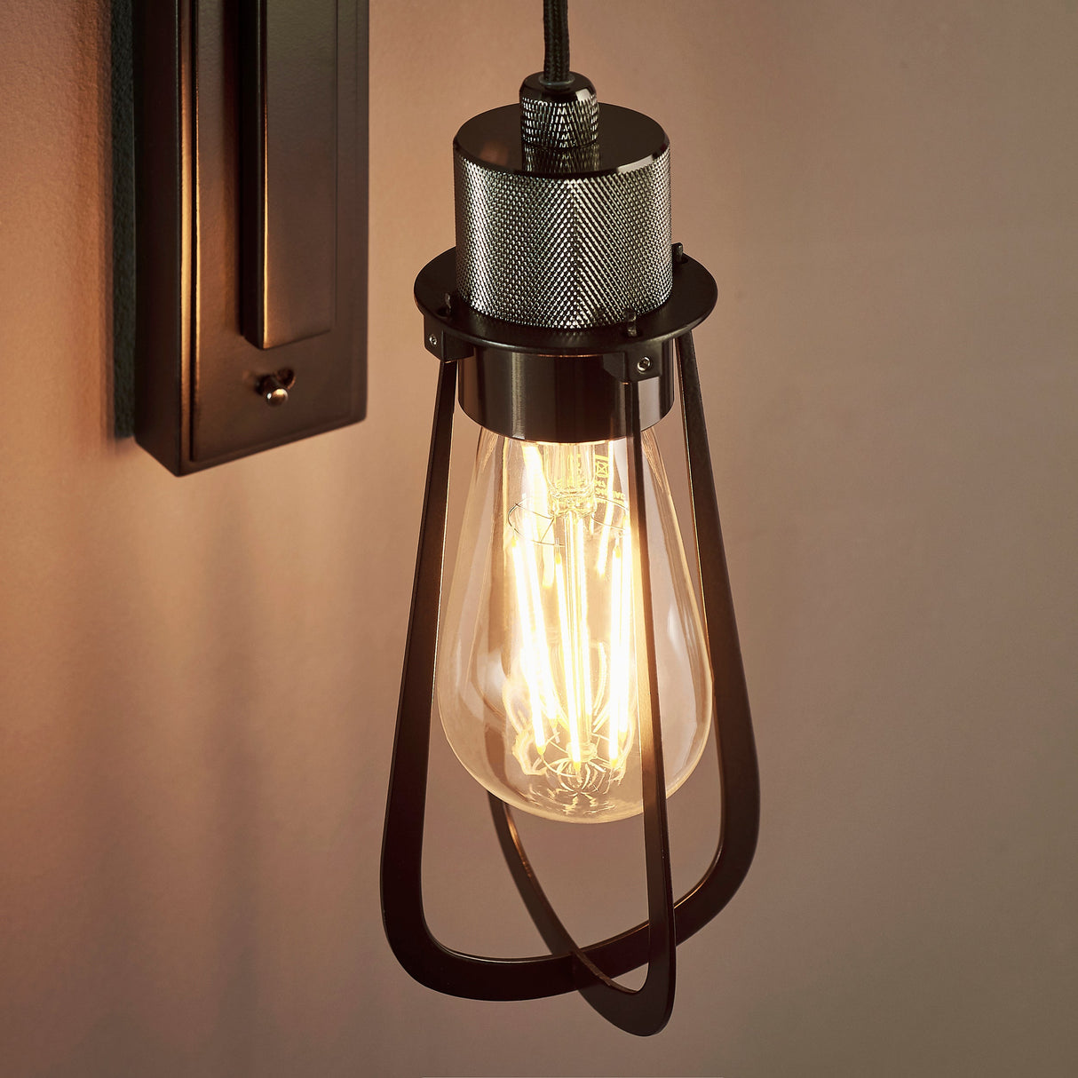 Amos Knurl Vintage Wall Light – from Amos Lighting + Home