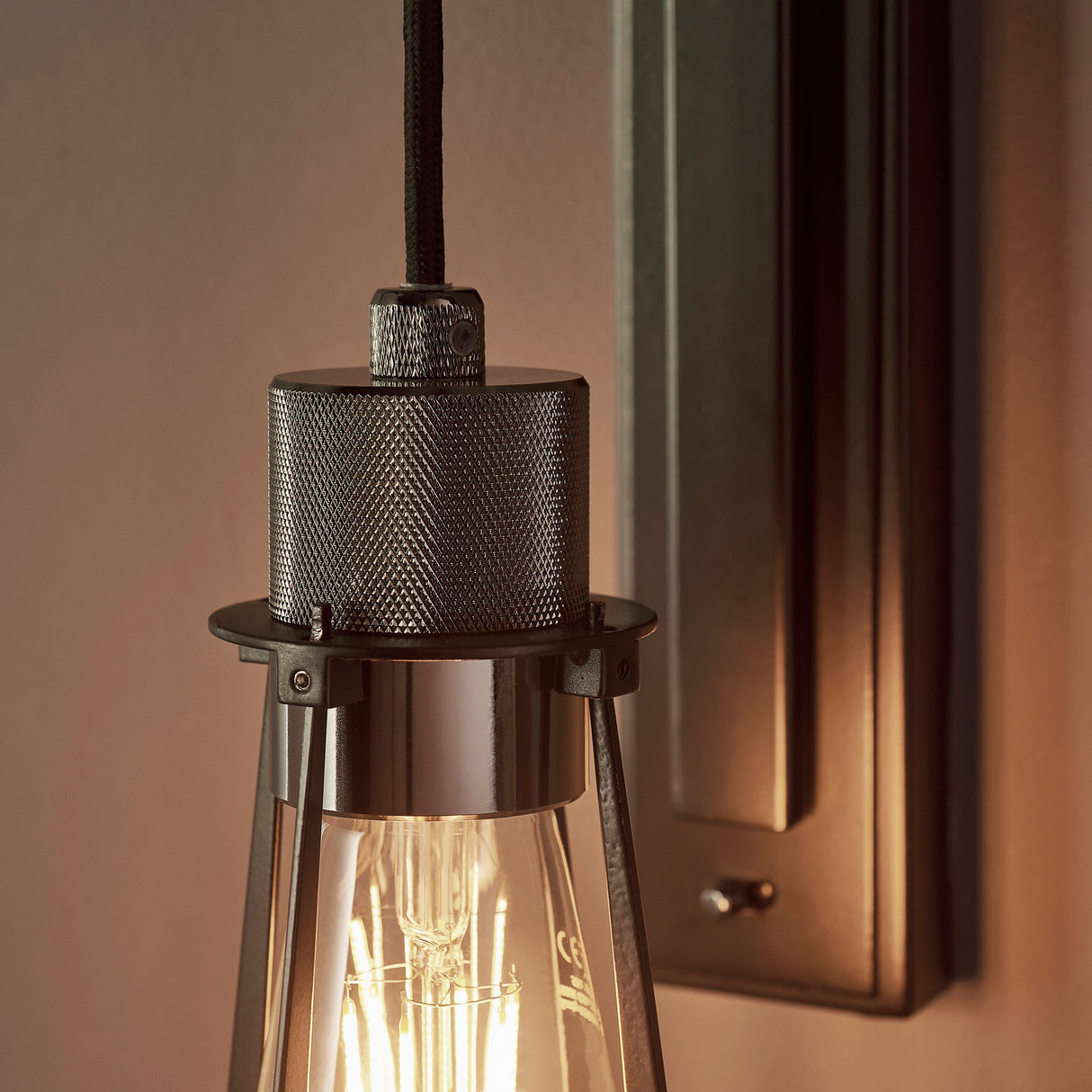 Amos Knurl Vintage Wall Light – from Amos Lighting + Home