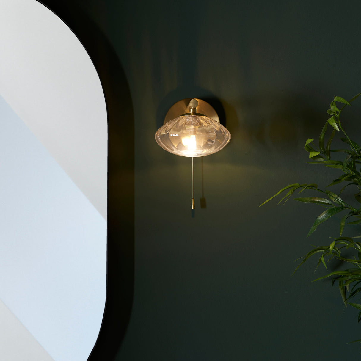Amos Kuiper Bathroom Wall Light Satin Brass – from Amos Lighting + Home