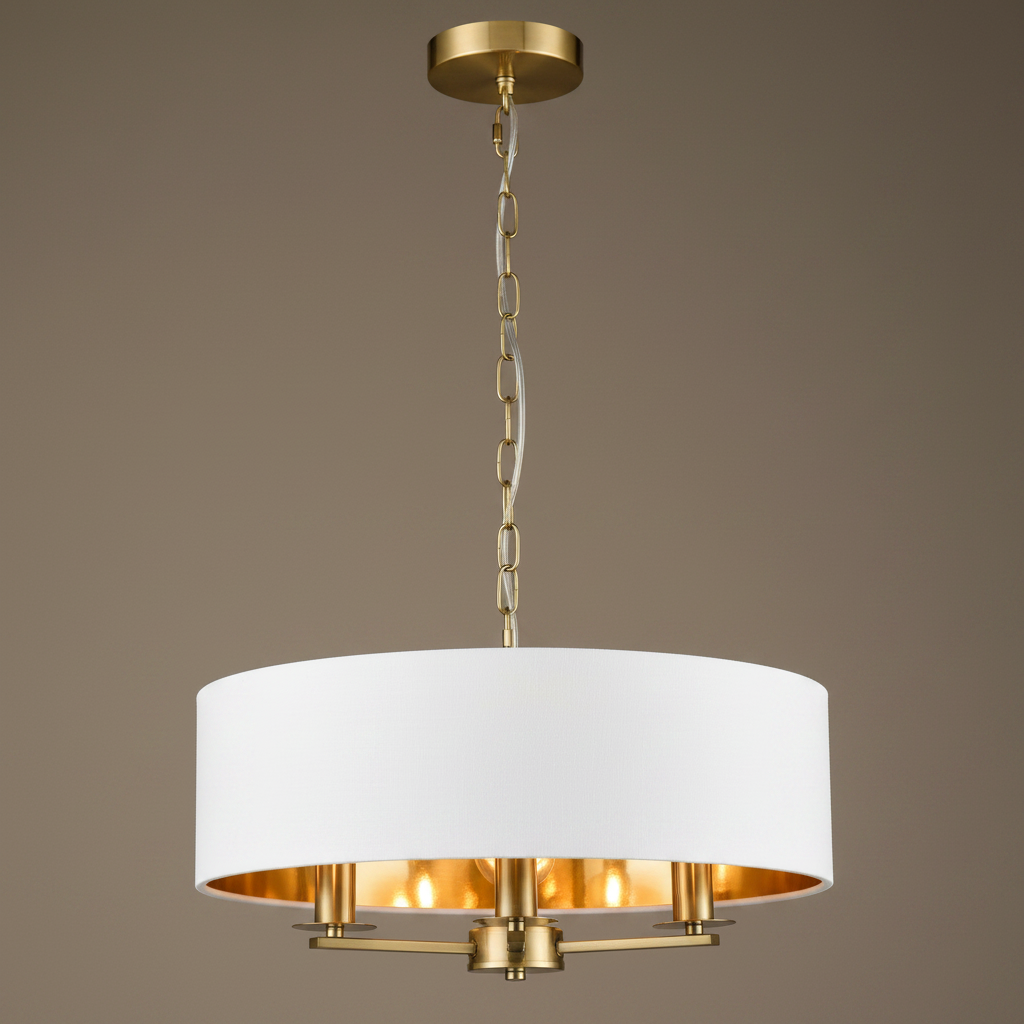 amos-lighting-Franklite-Windsor-3-Light-Pendant-Aged-Brass-45cm-White-Drum-Closeup-Contrast