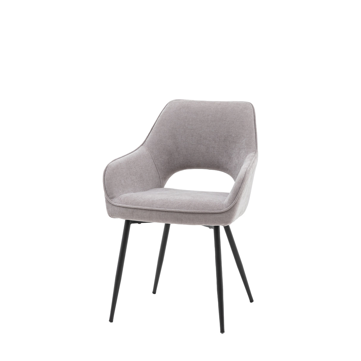 Amos Ivorra Dining Chair Grey (2pk)