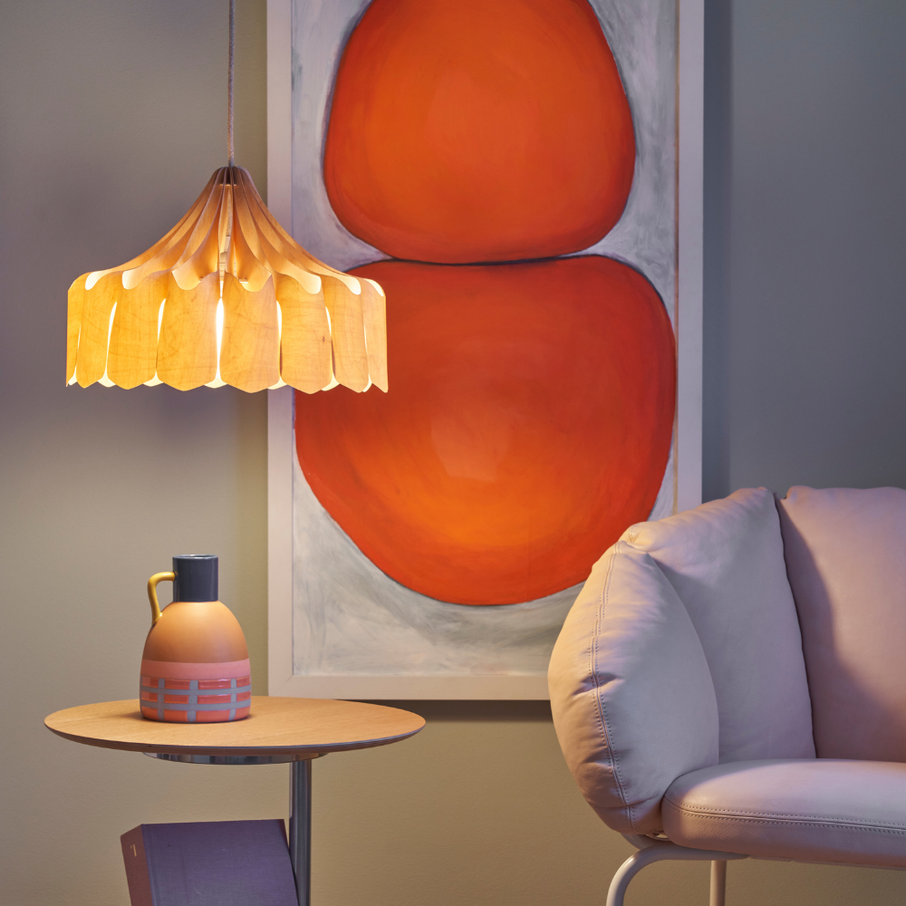 Pilke Pioni Small Pendant Birch