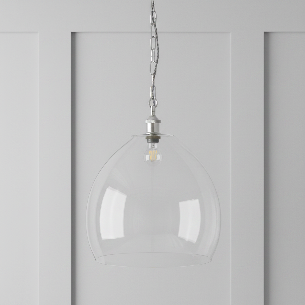 amos-lighting-Soho-Lighting-Harington-Clear-Dome-Glass-Pendant-Light-Nickel-Chain-Grey-Twisted-Cable-Grey-Panel