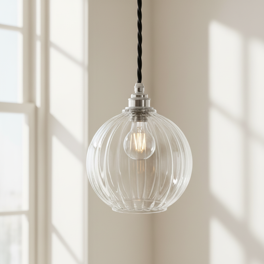 amos-lighting-Soho-Lighting-Henley-Globe-Glass-Pendant-Light-Nickel-Black-Twisted-Cable